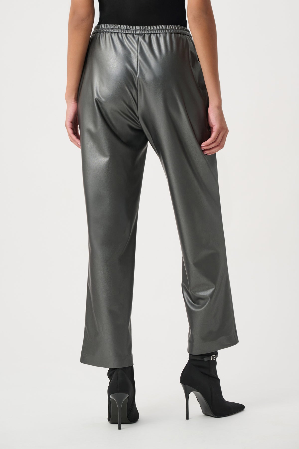 Joseph Ribkoff - Leatherette Drawstring Pants