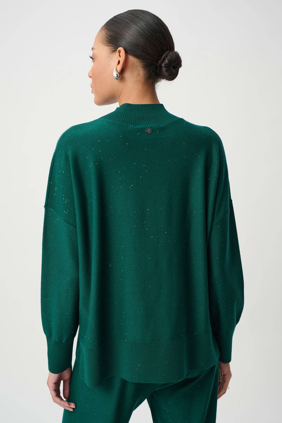 Joseph Ribkoff - Sequin Mock-Neck Sweater