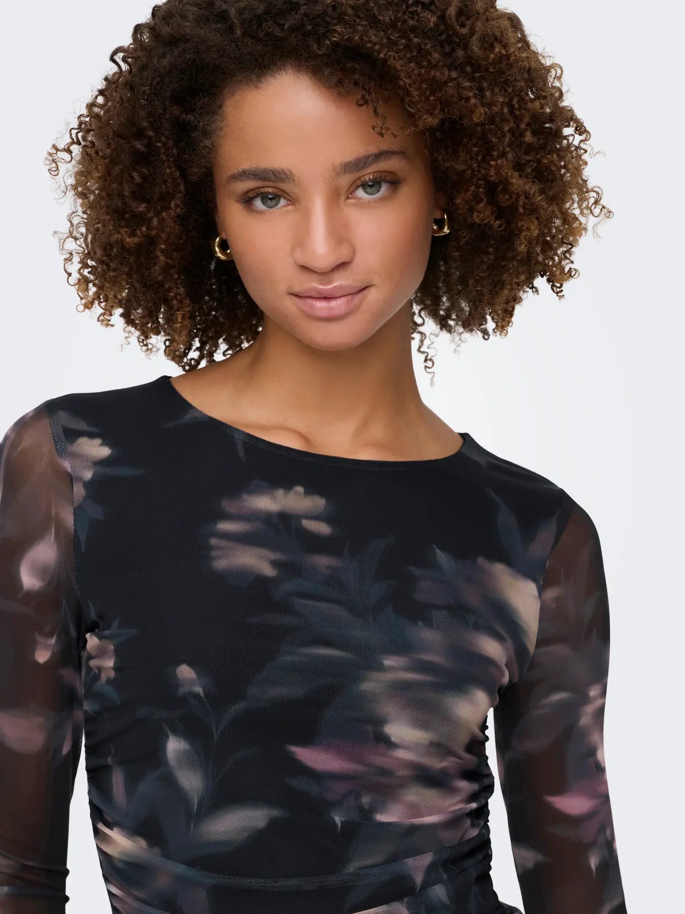 Only Kaya Life Ruching Mesh Dress