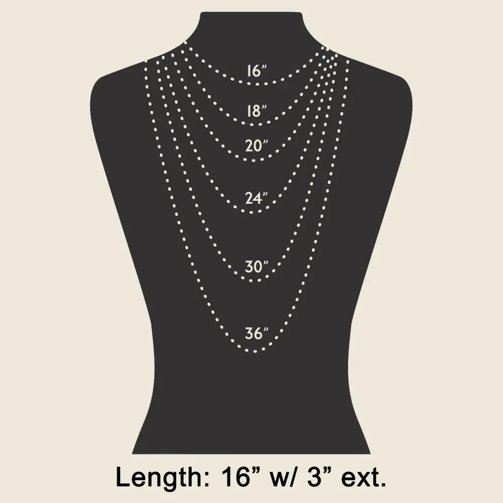 Clover and Heart Charms Chain Necklace