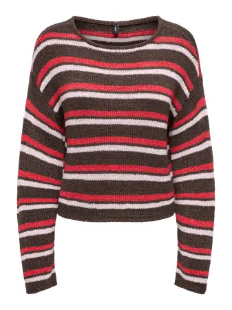 Only- Sky Stripe Lightweight Sweater
