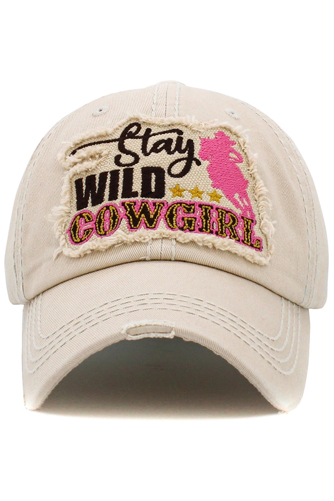Stay Wild Cowgirl Ball Cap