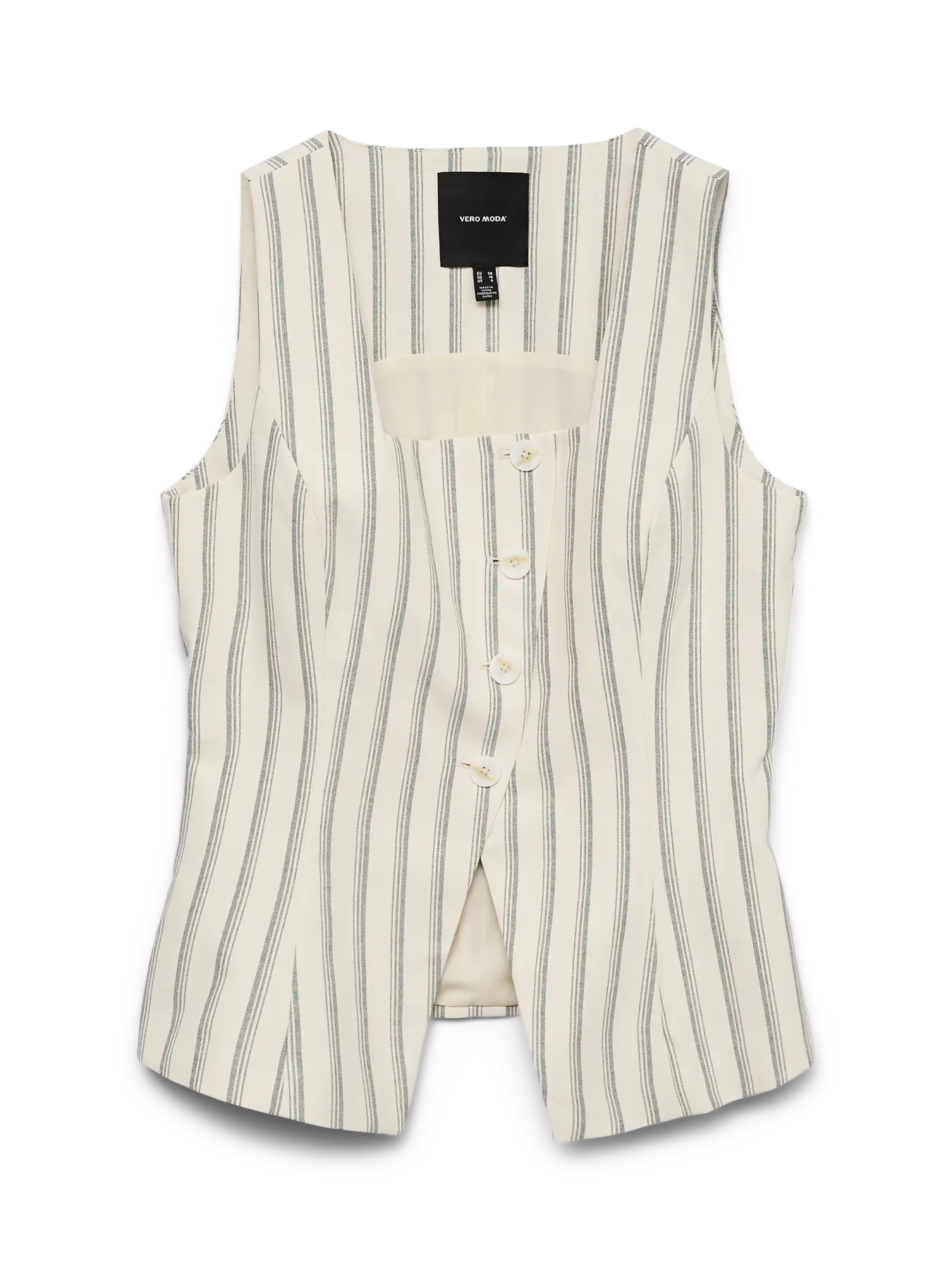 Vero Moda - Miona Striped Waistcoat Vest