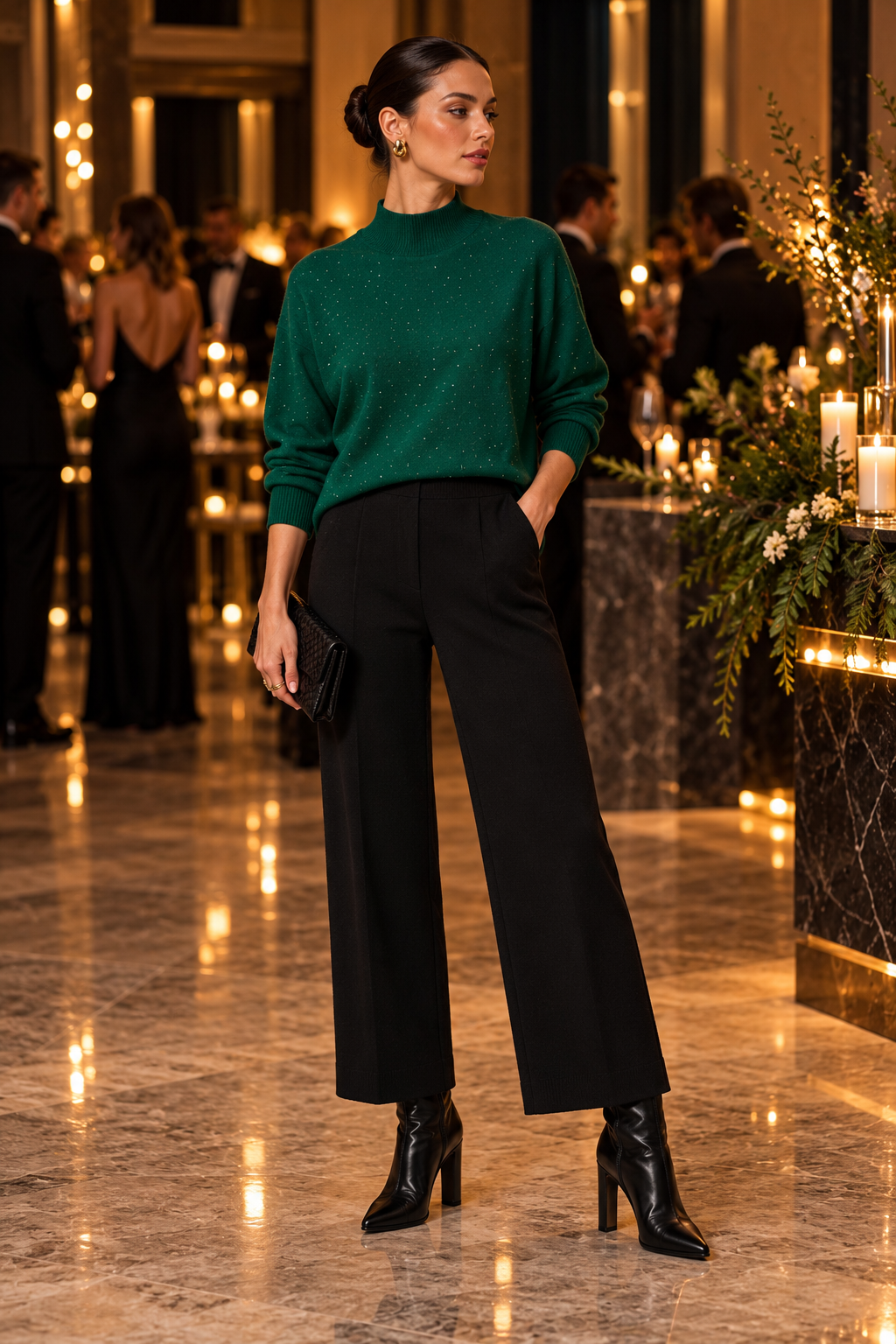 Joseph Ribkoff - Brushed Viscose And Nylon Knit Pull-On Pants