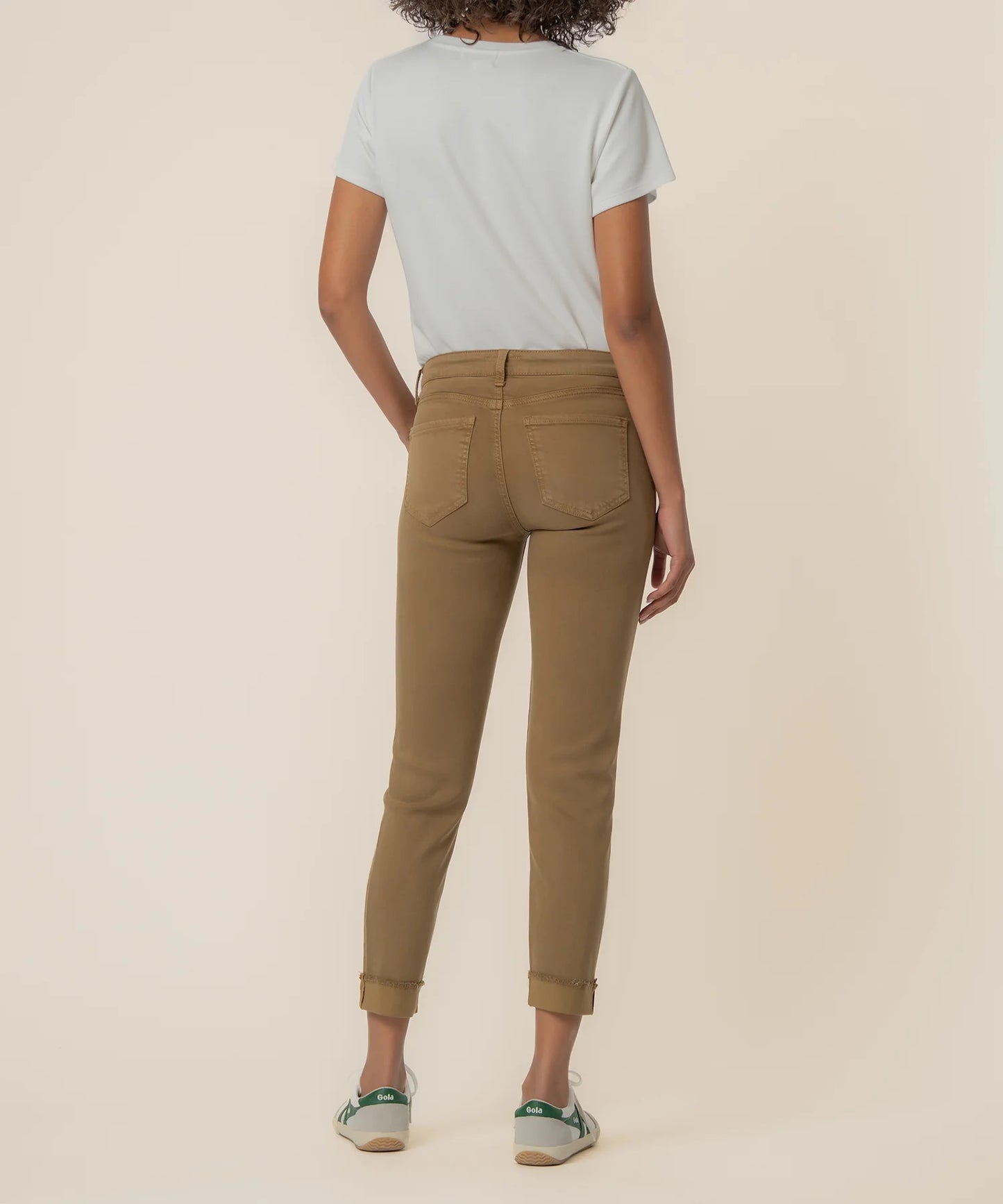 KUT- Amy Crop Straight Leg Twill Jean