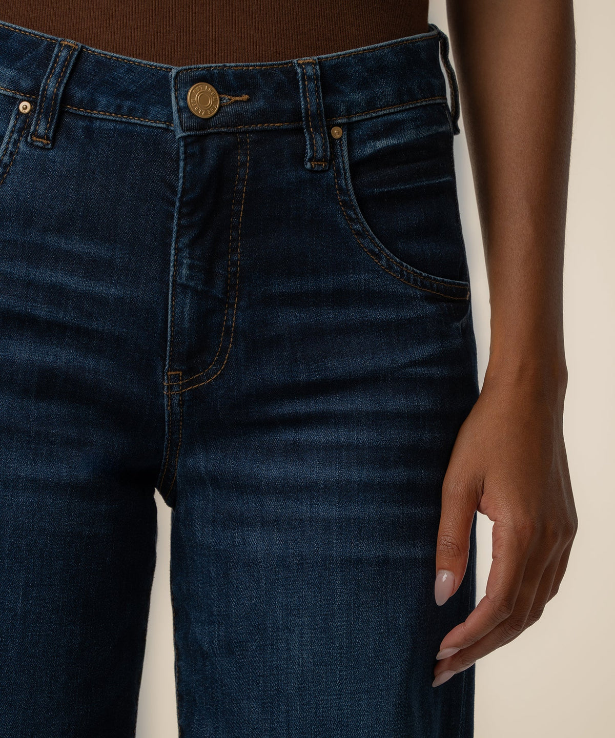 KUT- Maya High Rise Fab AB Wide Leg Jeans