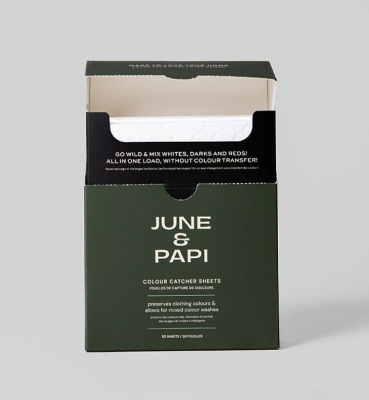 JUNE & PAPI Colour Catcher Sheets – Three Broke Sisters