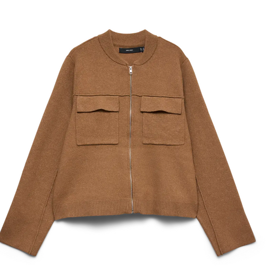 Vero Moda - Apple Zipper Cardigan