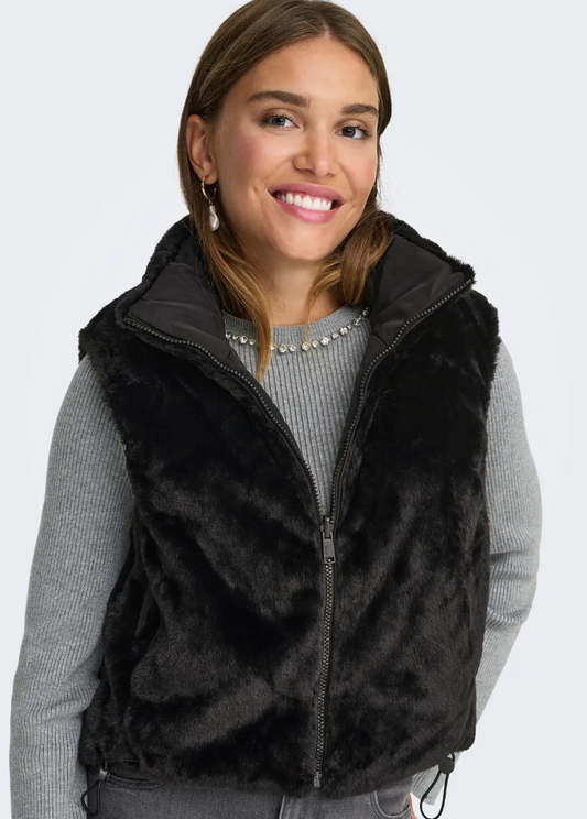 Only - Dana Faux Fur Vest