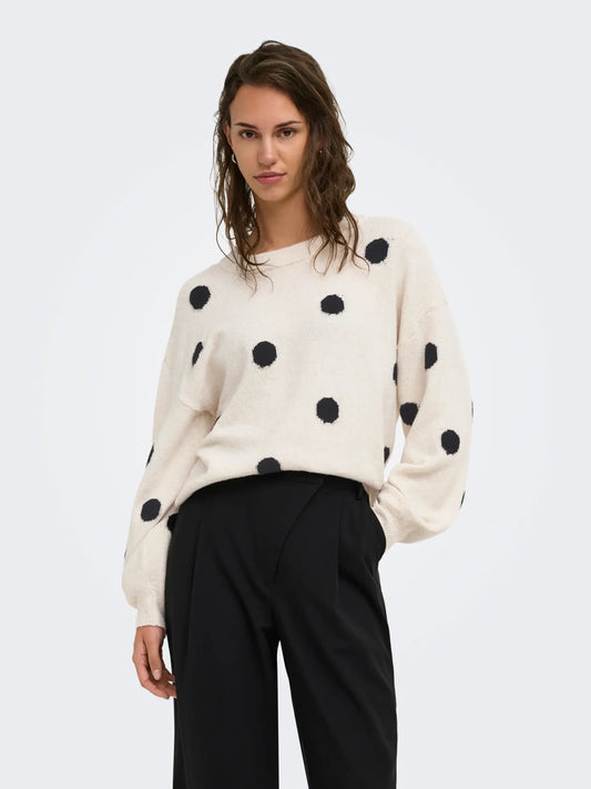 Only- Rica Polka Dot Sweater
