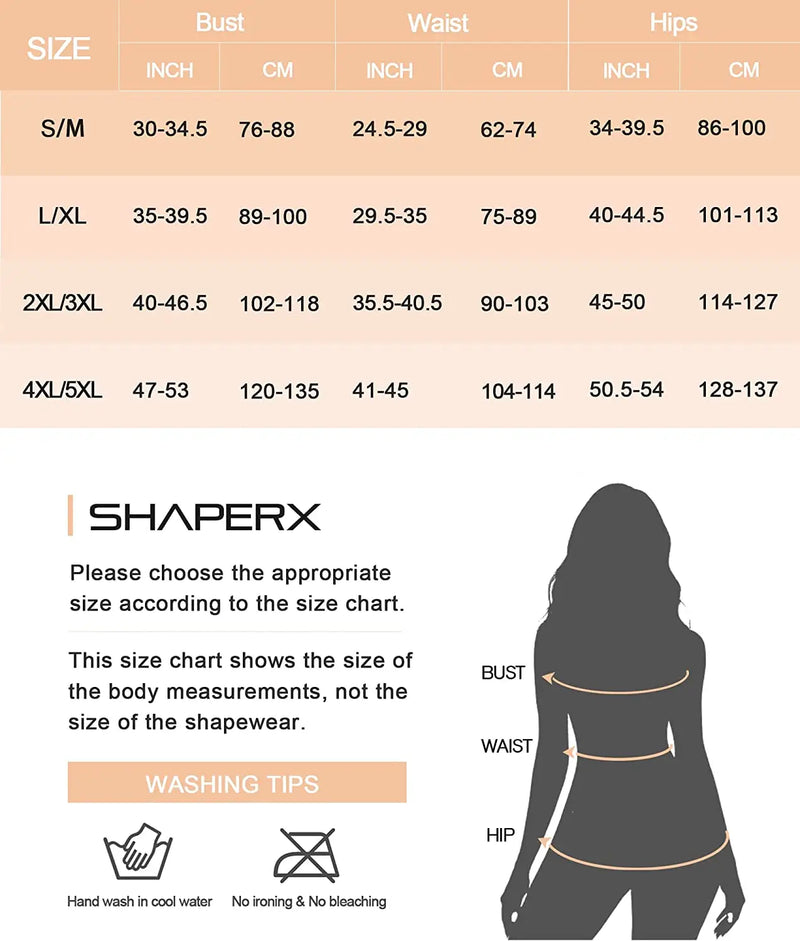 ShaperX Shapewear Bodysuit Short