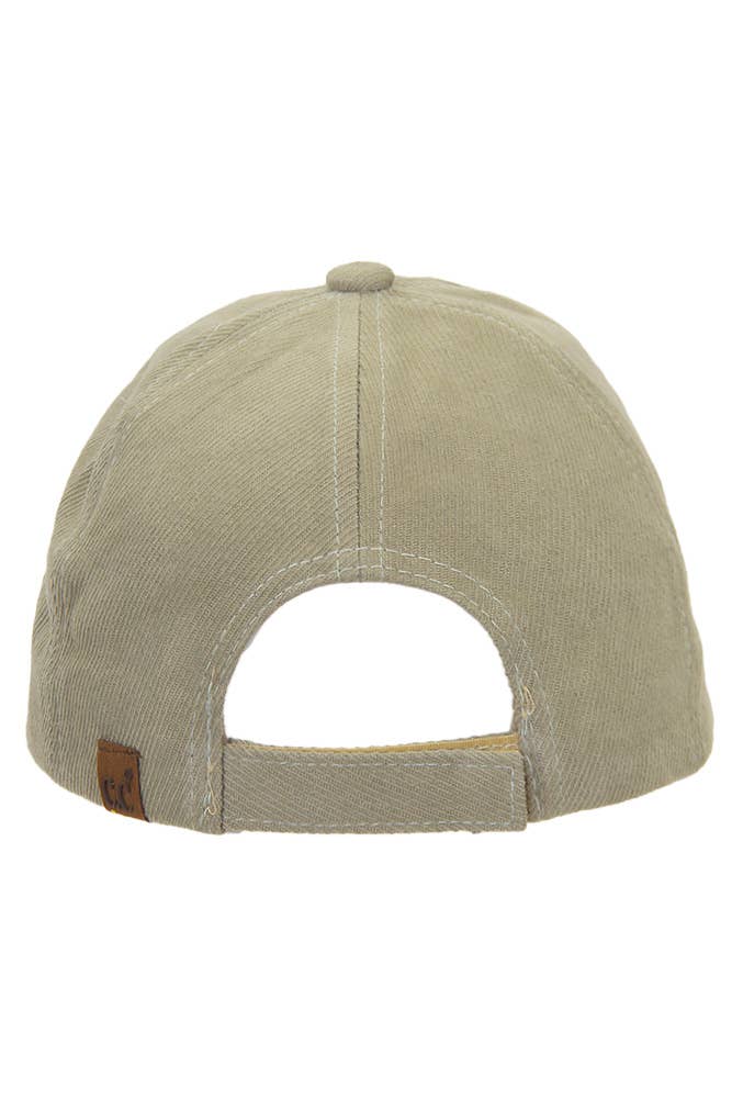 C.C Brushed Twill Baseball Cap