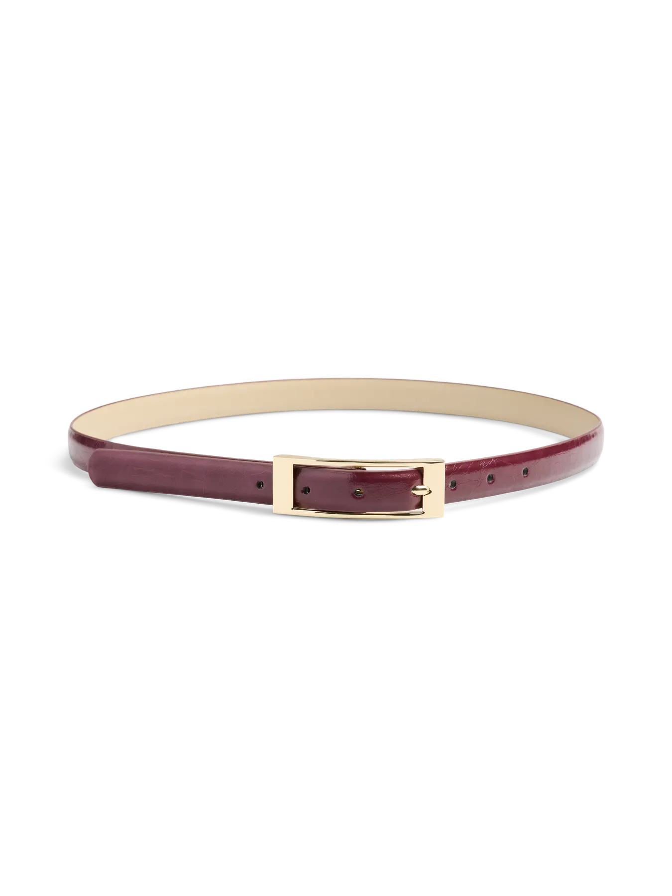 Pieces- Malou Patent Jean Belt