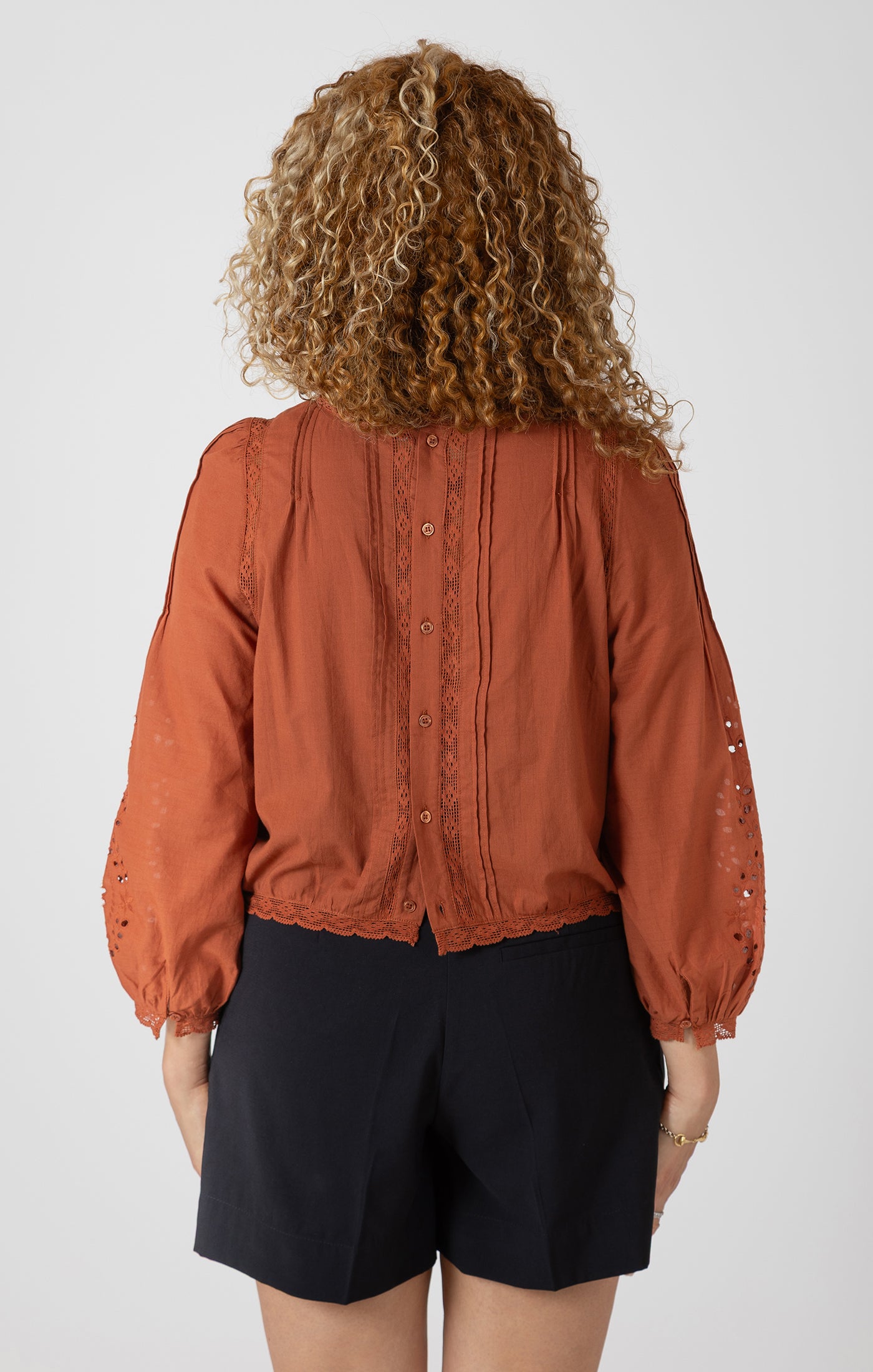 Black Tape - Eyelet Blouse