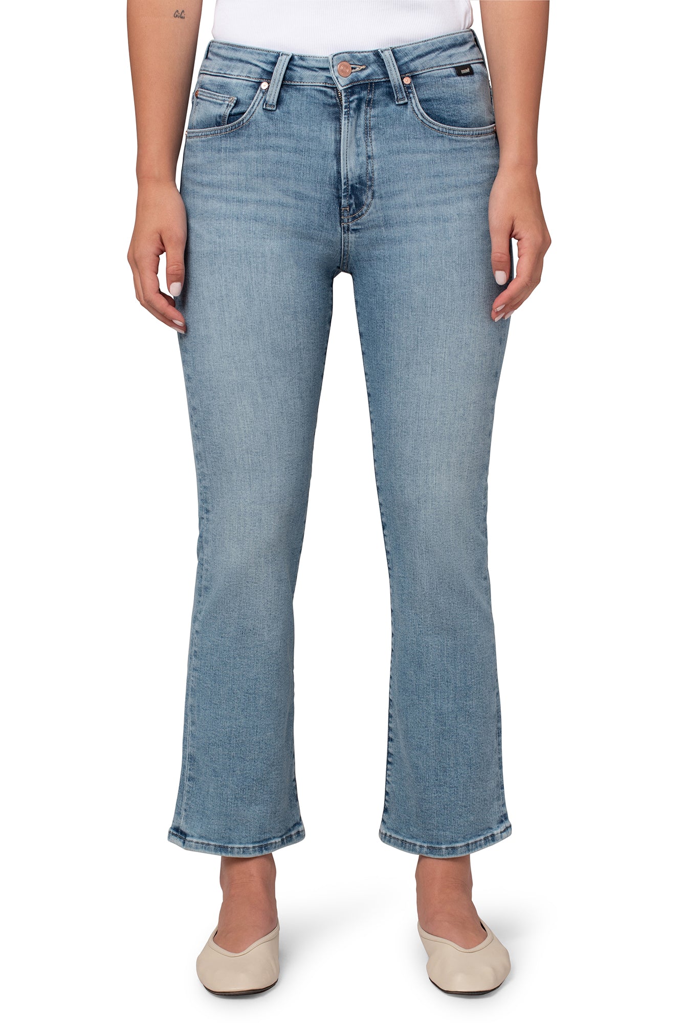 Mavi- Anika Cropped Straight Leg Jean
