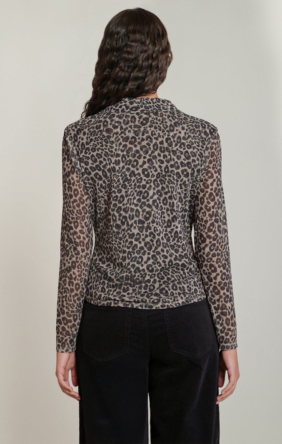Wild Side Ruched Blouse 🐆