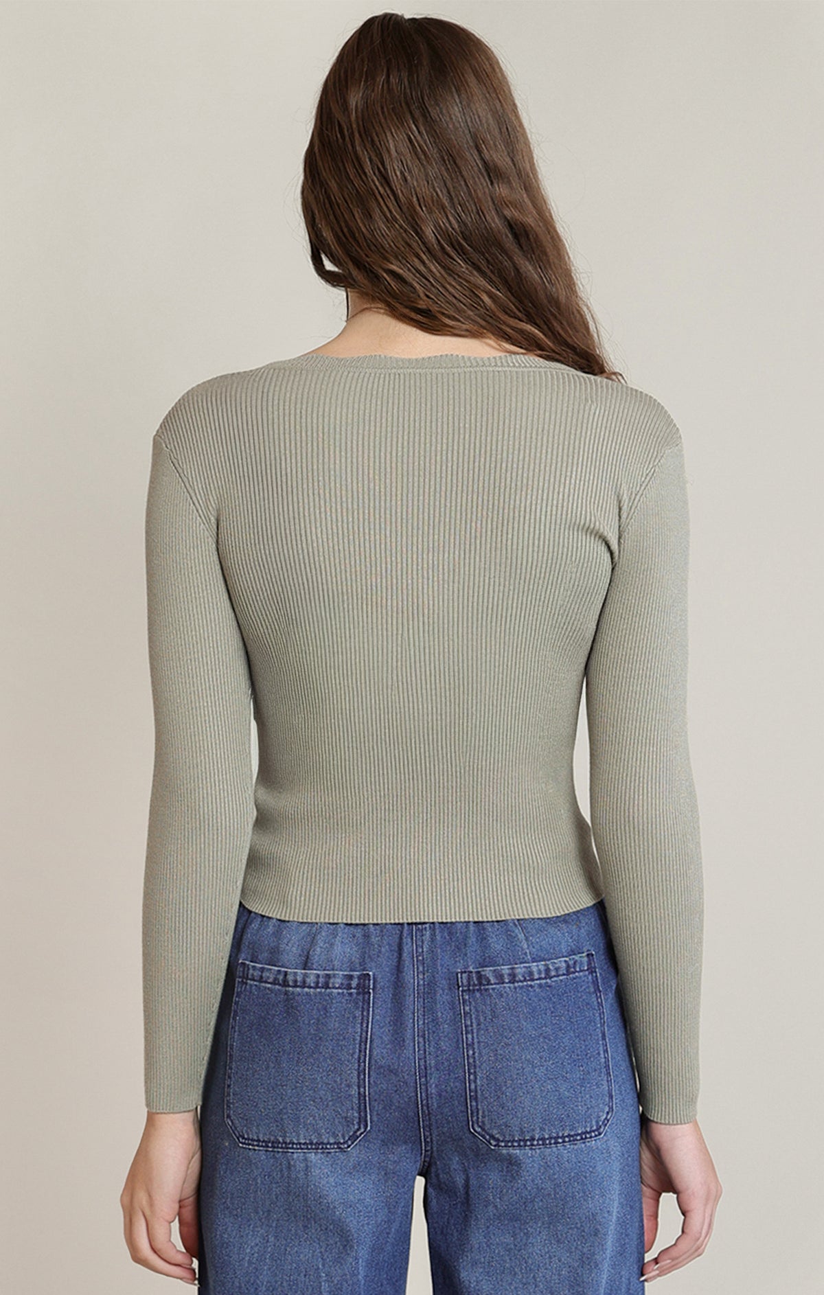 Sage Muse Square Neck Sweater 🌿