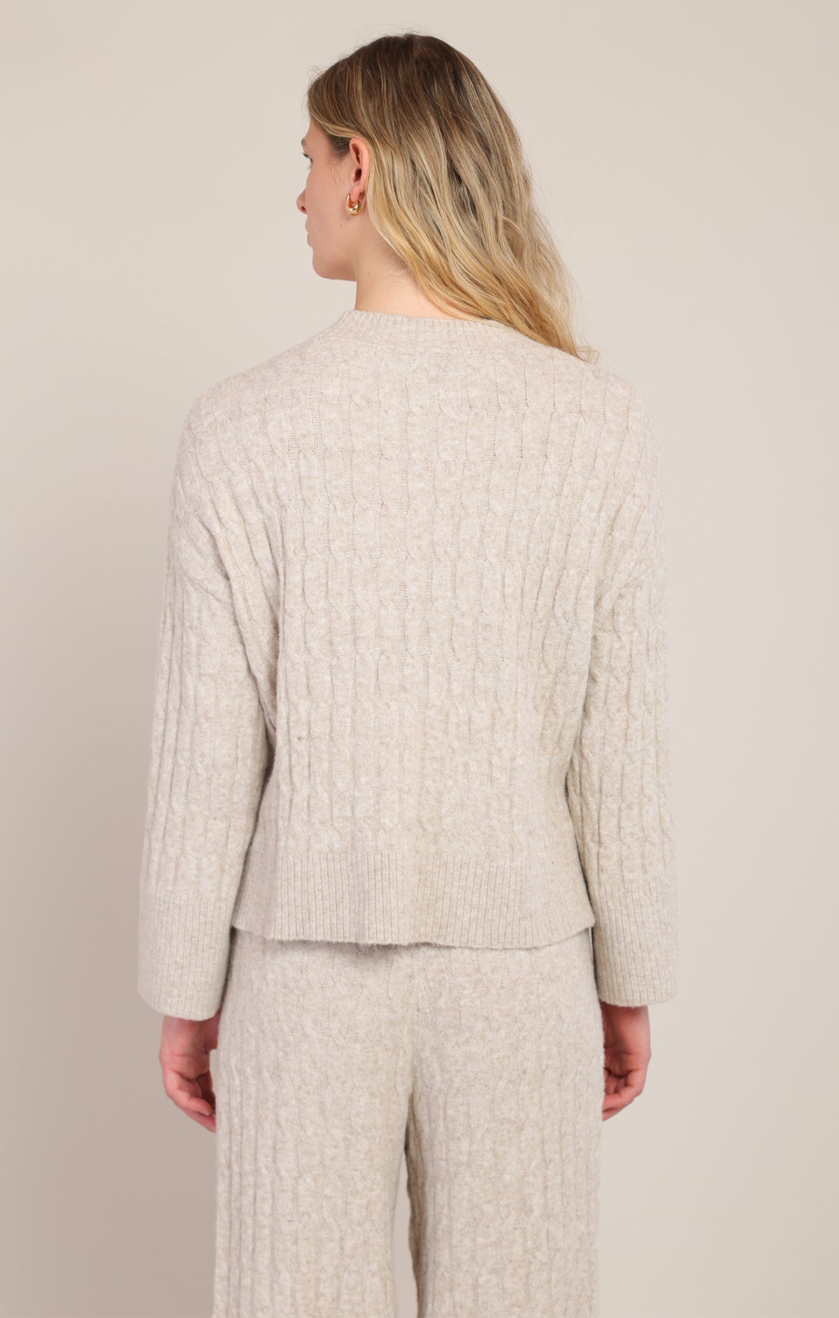 Fireside Cable Knit Set- TOP