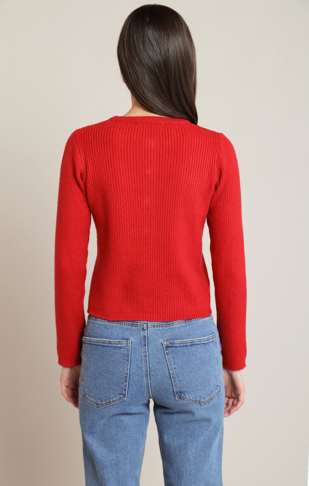 The Scarlet Button Cardigan ❤️