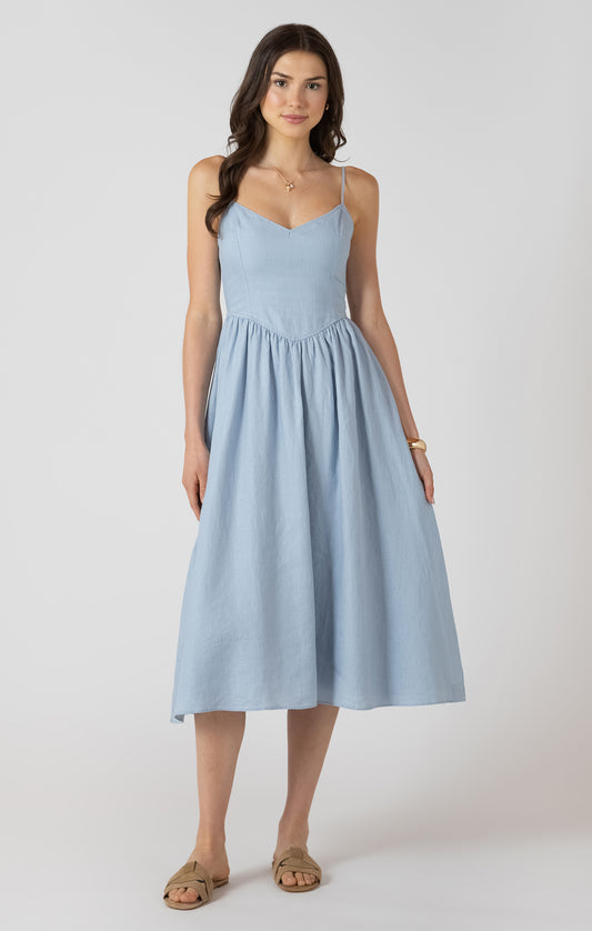 DEX - Soft Denim Maxi Dress