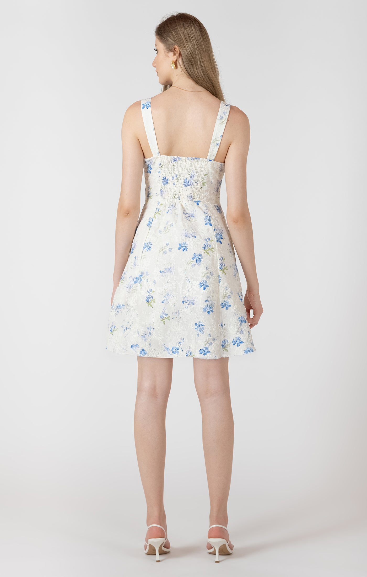 Black Tape - Embroidered Mini Dress