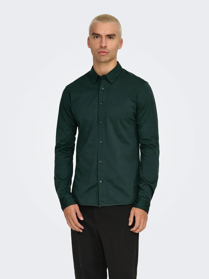 Only & Sons- Men's - Robin Stretch Button Up Shirt