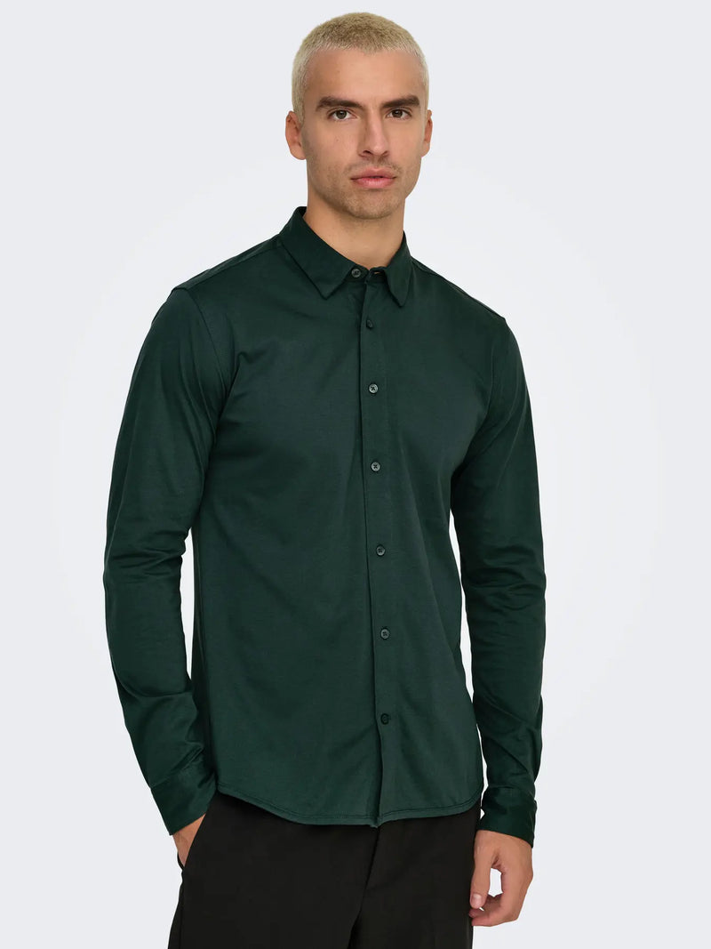 Only & Sons- Men's - Robin Stretch Button Up Shirt