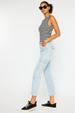 KanCan Felicity High Rise Straight Cargo Jeans