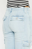 KanCan Felicity High Rise Straight Cargo Jeans