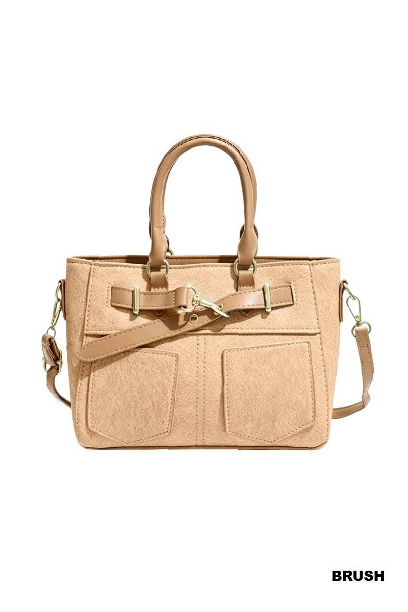 Denim Pocket Patch Tote Bag