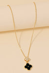Shell Clover Charms Necklace
