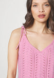 Vero Moda Pointelle Tie Strap Tank