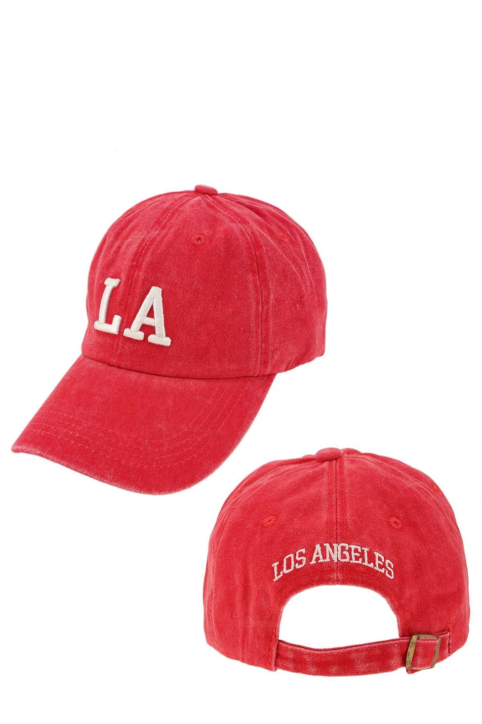 LA Embroidered Baseball Cap