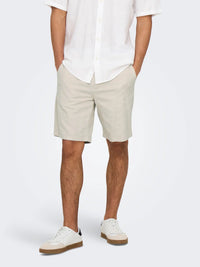 ONS MARK 0011 COTTON LINEN SHORTS
