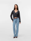 Vero Moda Leilani Glitter V-Neck Short Cardi