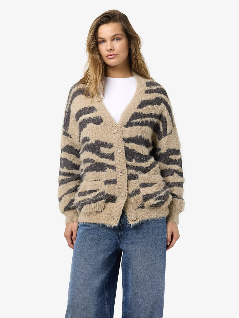 Noisy May - Flynn V-Neck Knit Cardigan