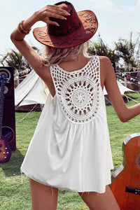 Bella Crochet Tunic Tank