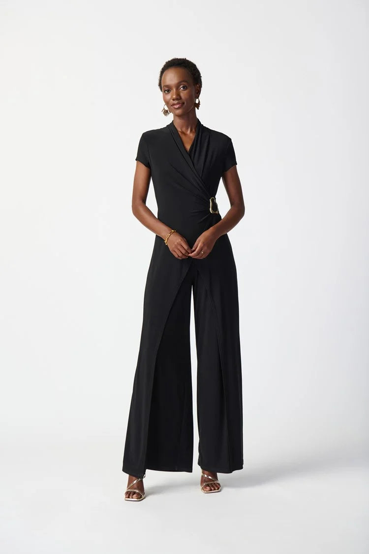 Joseph Ribkoff - Silky Knit Wide Leg Jumpsuit