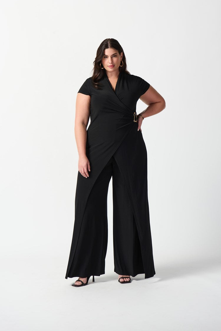 Joseph Ribkoff - Silky Knit Wide Leg Jumpsuit