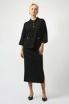 Joseph Ribkoff -Sweater Knit Midi Skirt