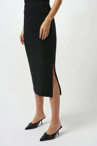 Joseph Ribkoff -Sweater Knit Midi Skirt