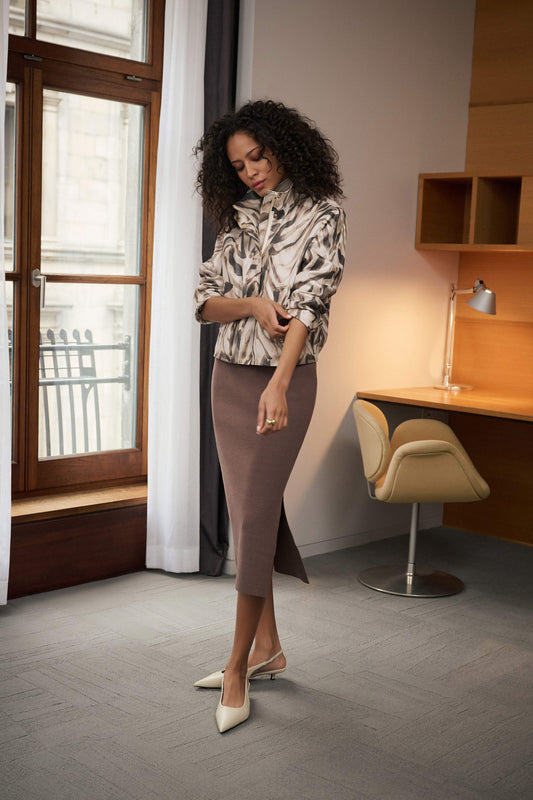 Joseph Ribkoff - Sweater Knit Midi Skirt