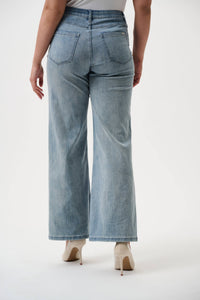Joseph Ribkoff -Goldie | Classic Wide-Leg Stretch Jeans