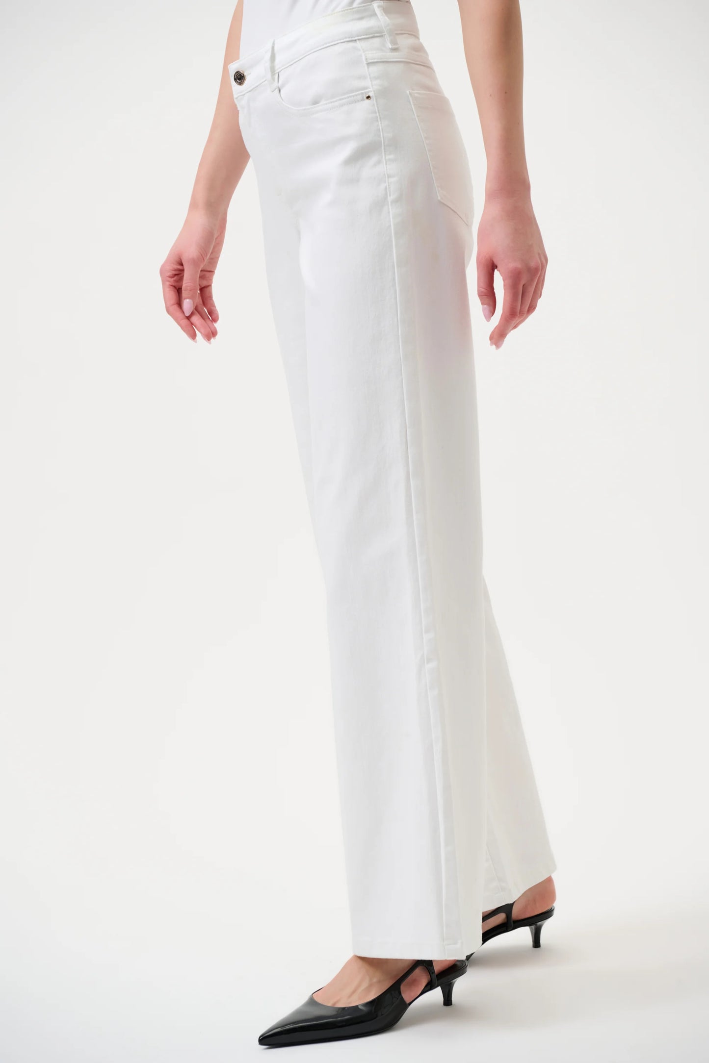 Joseph Ribkoff -Goldie | Classic Wide-Leg Stretch Jeans