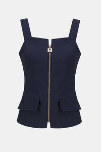 Joseph Ribkoff - Lux Twill Bustier Fitted Top