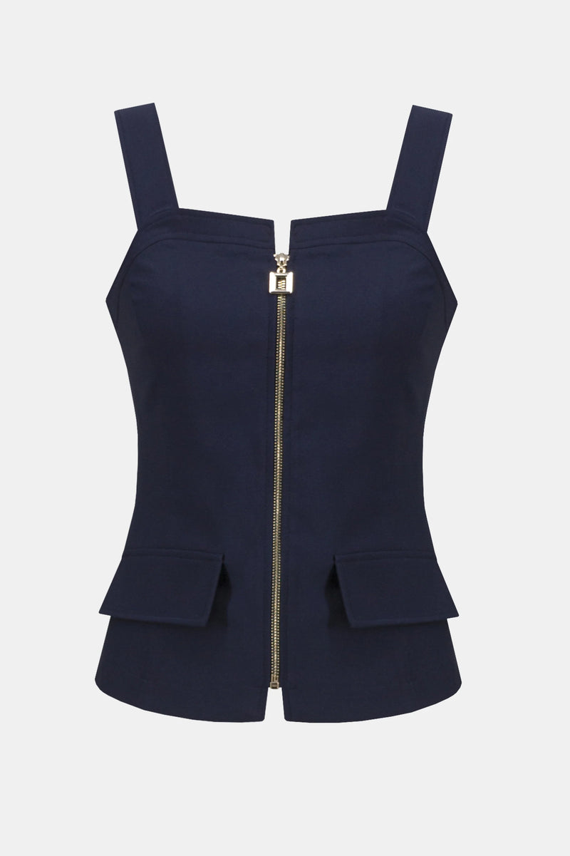 Joseph Ribkoff - Lux Twill Bustier Fitted Top