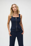 Joseph Ribkoff - Lux Twill Bustier Fitted Top