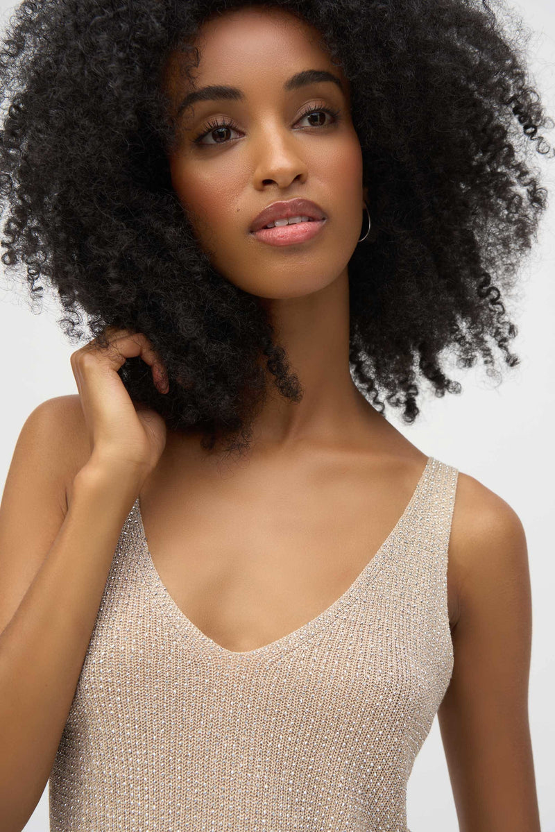 Joseph Ribkoff - Metallic Knitted Camisole
