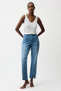 Joseph Ribkoff -Metallic Knitted Camisole with Rhinestones