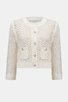 Joseph Ribkoff -Sweater Knit Open Stitch Short Cardigan